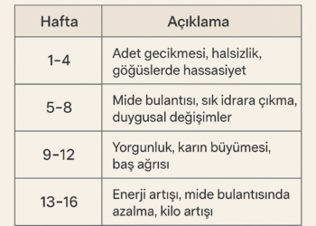 Hamilelik Belirtileri: Hafta Hafta Kapsamlı Rehber (2025)